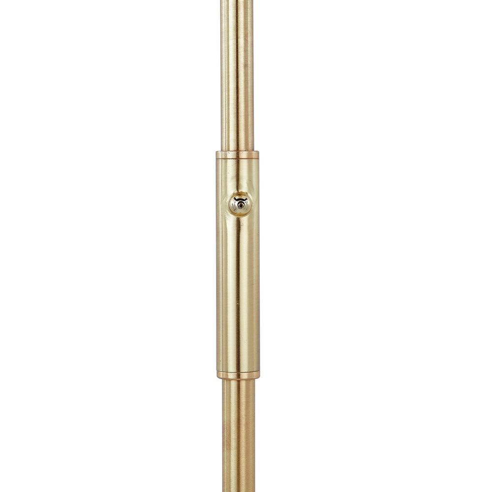 Leipzig Torchiere in Satin Brass