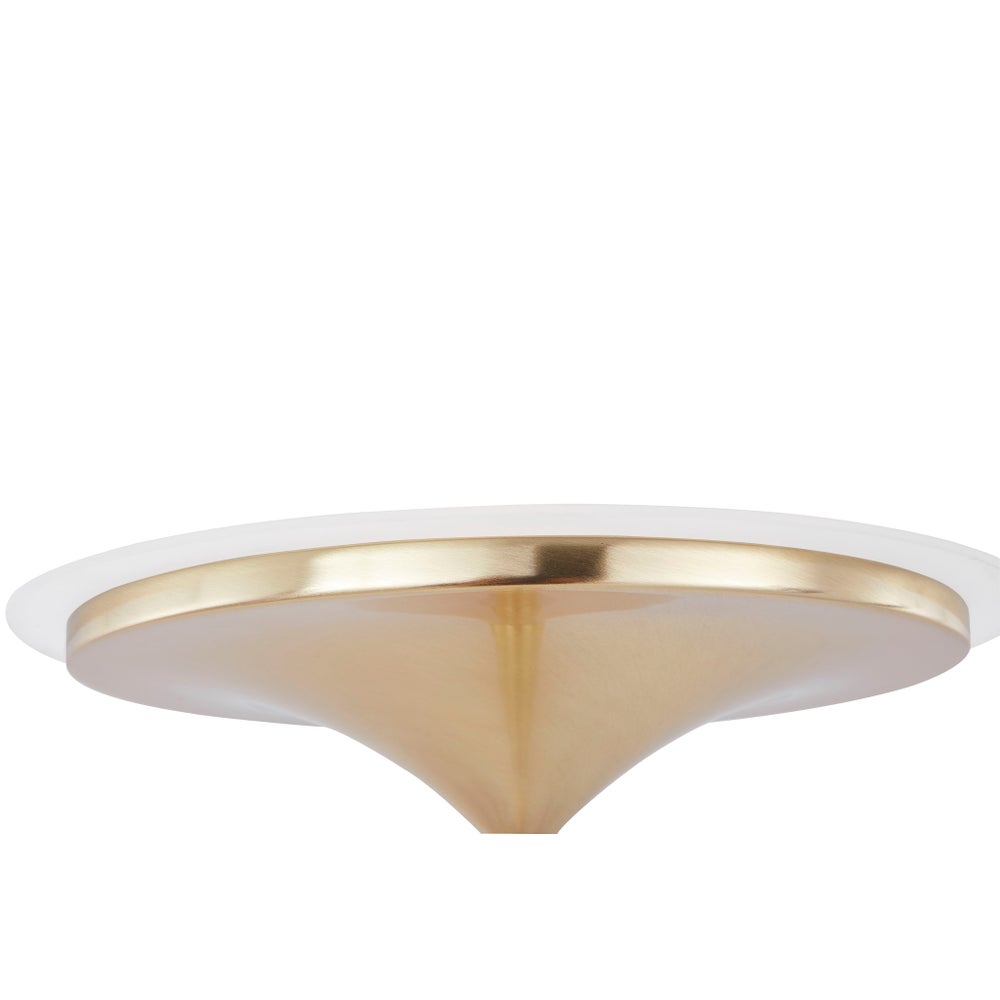 Leipzig Torchiere in Satin Brass