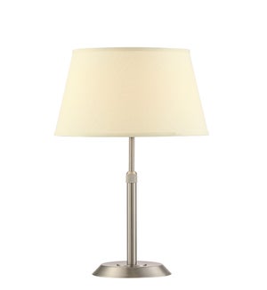 Arnsberg 527580101 Alessandro Volta Portable Battery Table Lamp, White