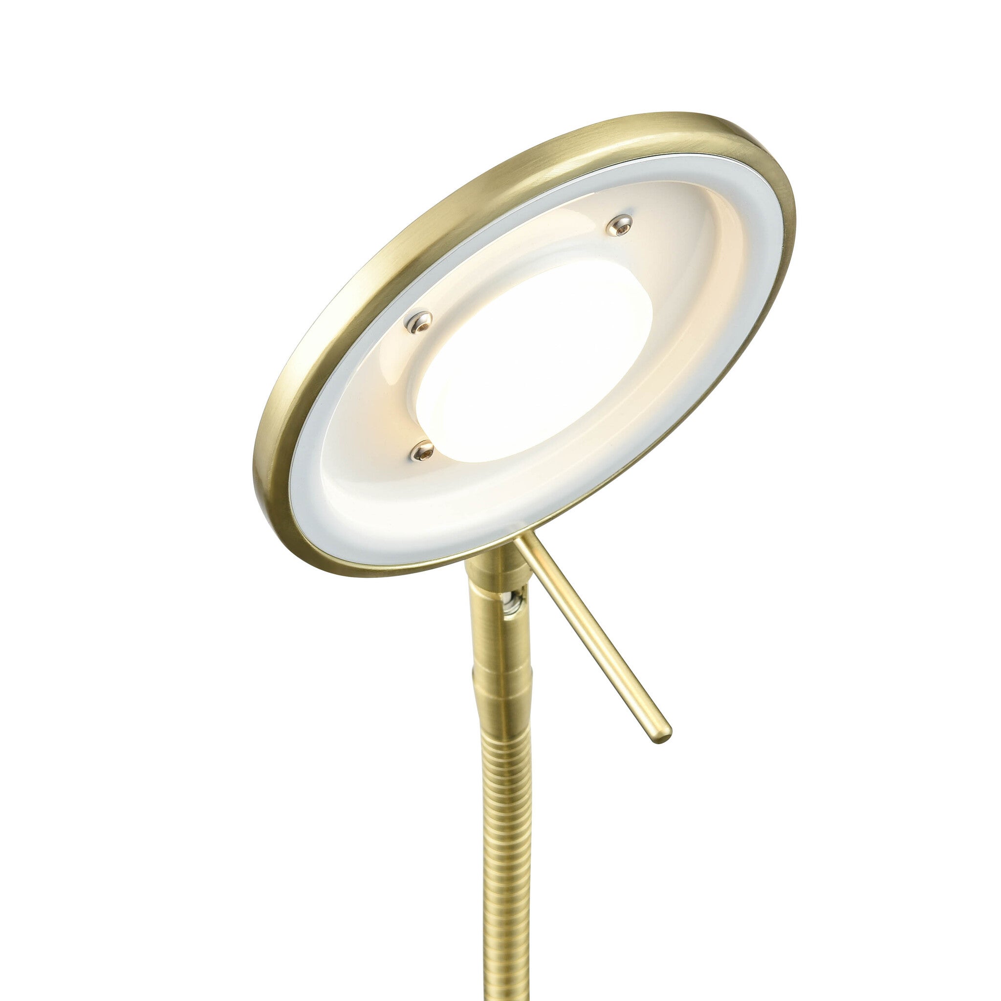 Dessau Flex Gooseneck Table Lamp in Satin Brass - table lamps