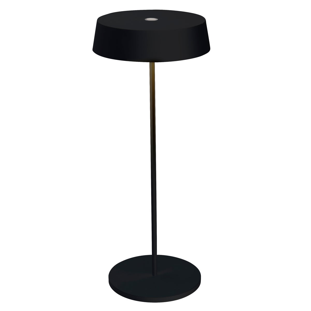 Alessandro Volta in Black Battery Powered Table Lamp - table lamps