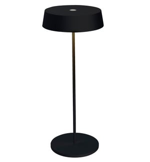 Alessandro Volta in Black Battery Powered Table Lamp