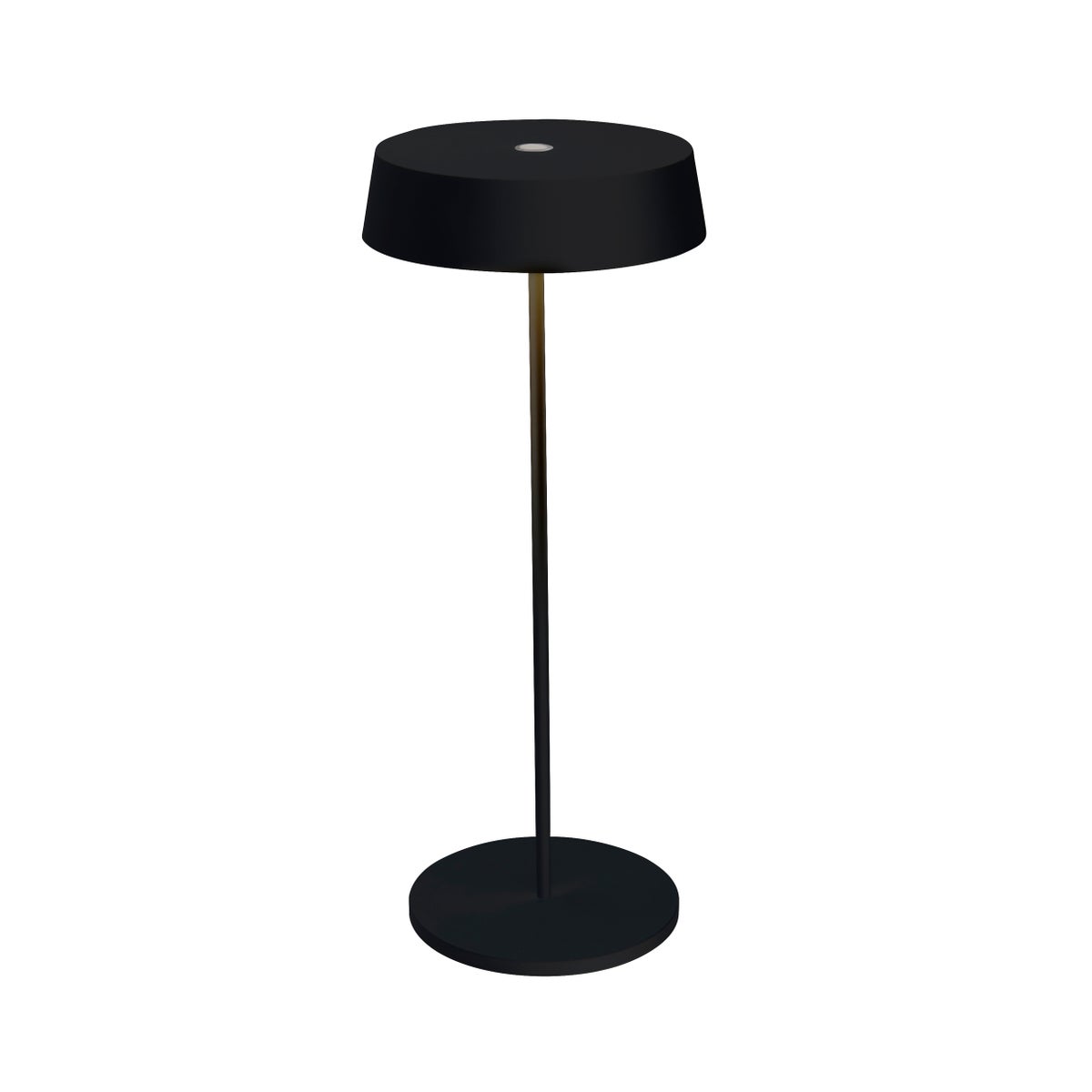Alessandro Volta in Black Battery Powered Table Lamp