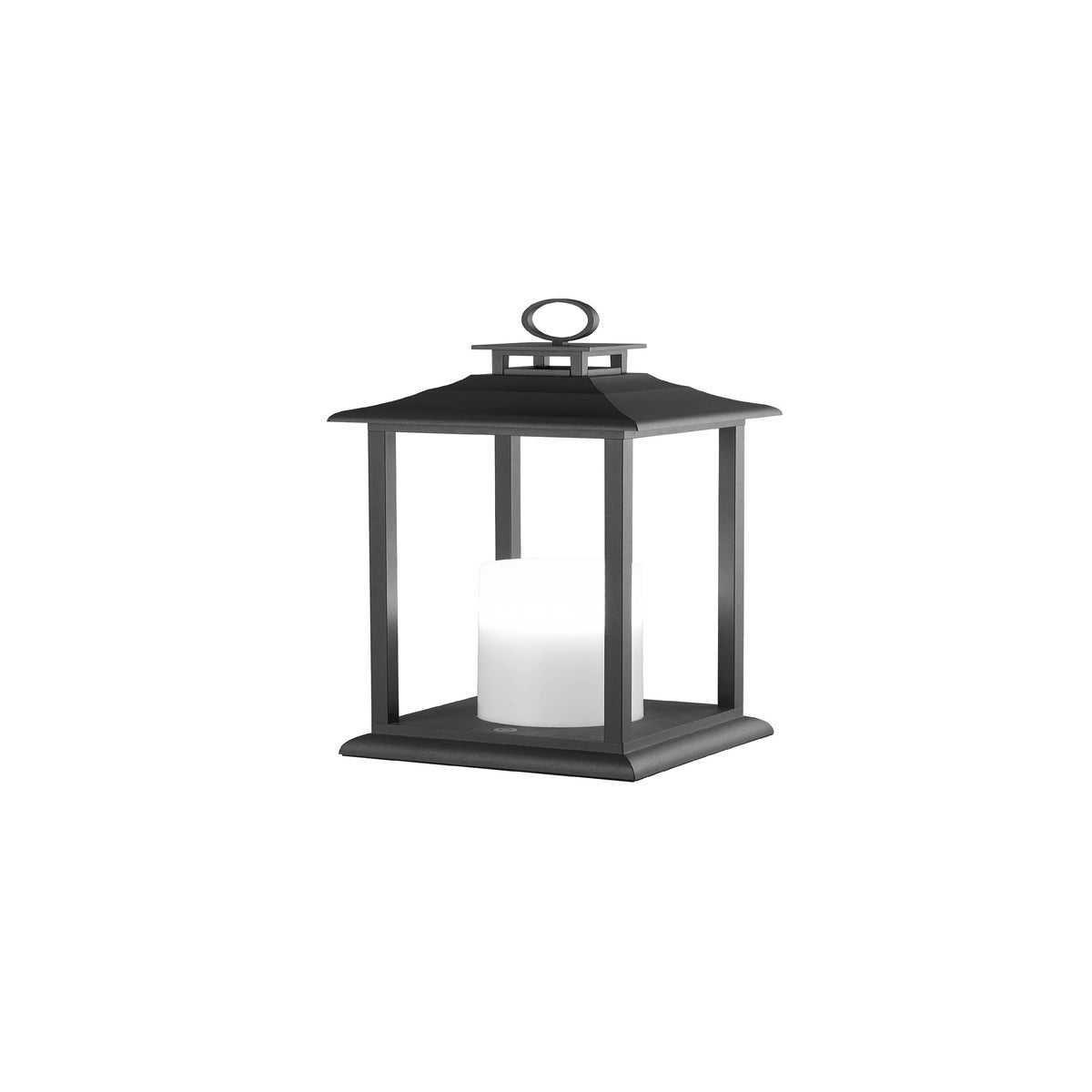 Epoque Short in Charcoal Battery Powered Lantern - battery powered