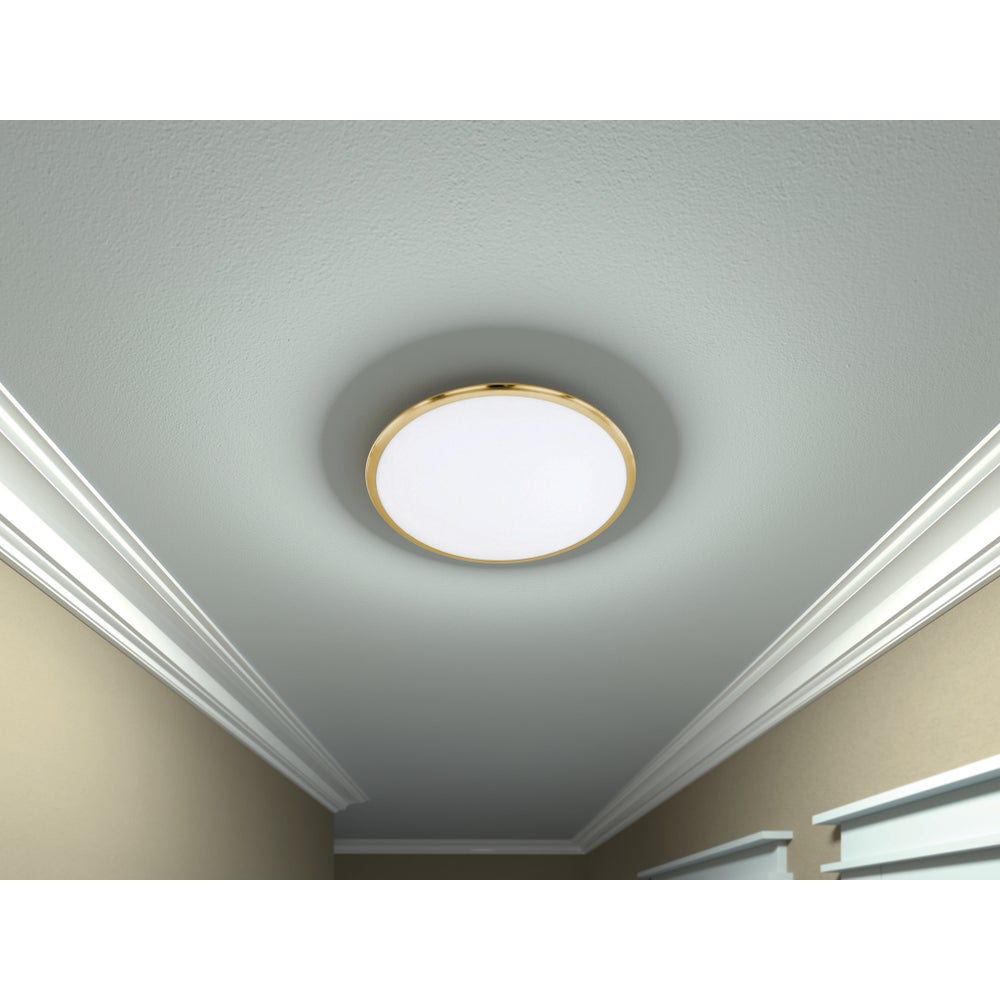 """Seattle 12"""" Ceiling Mount in Satin Brass"""