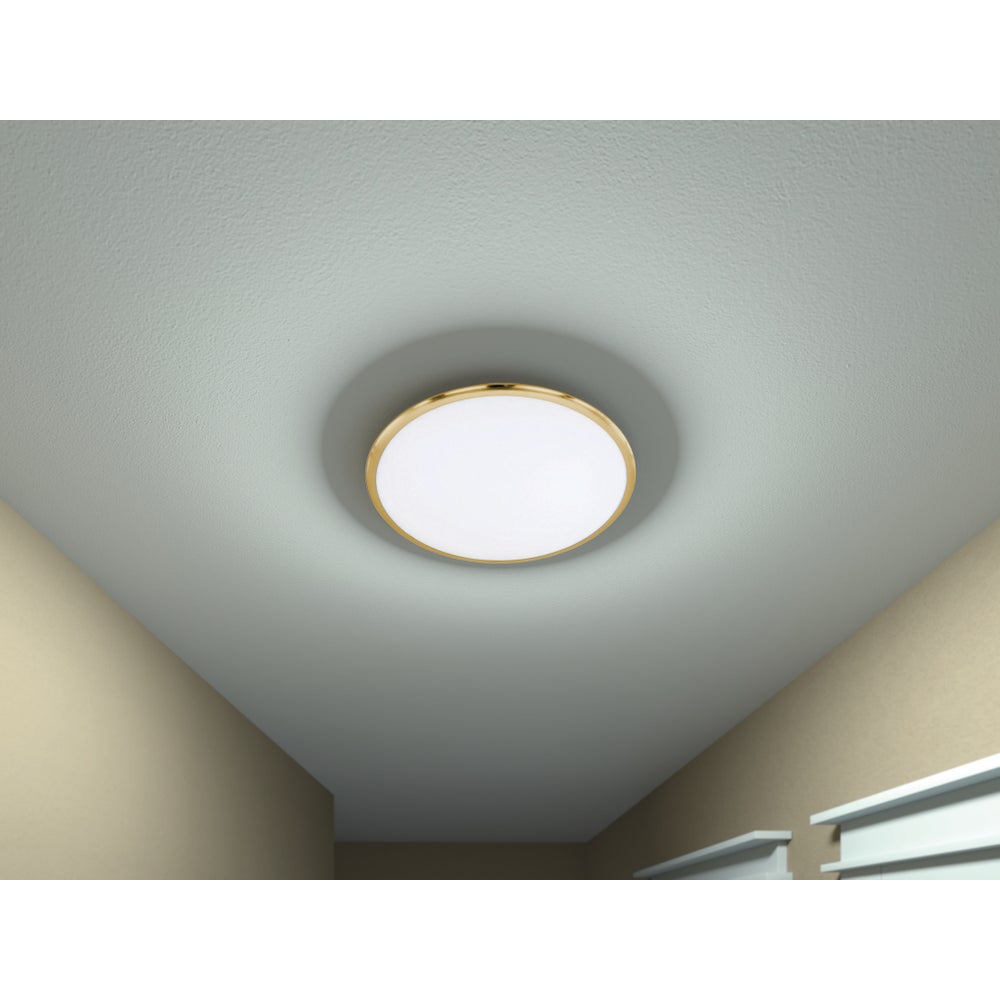 """Seattle 12"""" Ceiling Mount in Satin Brass"""