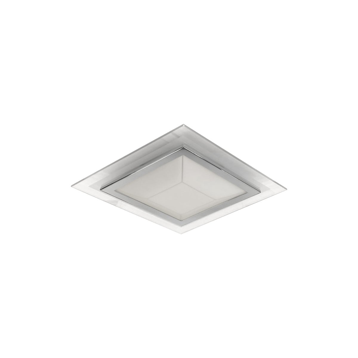 """Pyramid 15"""" Ceiling Mount in Chrome"""