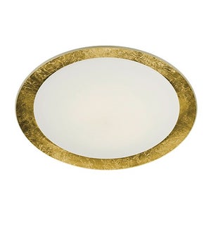 """Vancouver 20"""" Flush Mount in Gold Plated"""