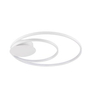 Sedona 2 Ring Ceiling or Wall Mount in White Matte