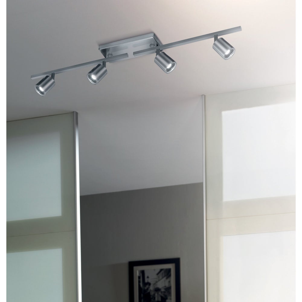 Cayman 4 Light Spotlight in Satin Nickel