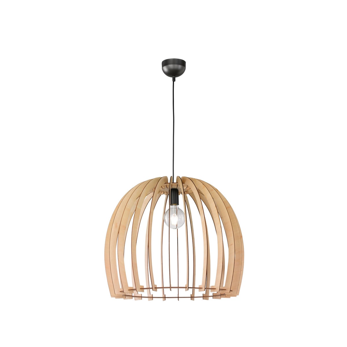 Wood Large Pendant with Dome Shade in Wood Color - deals | ArnsbergerLicht  Inc