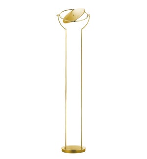 Astoria Floor Lamp in Satin Brass