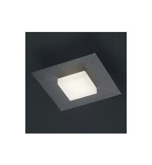Diamond 1 Light Ceiling Fixture in Charcoal