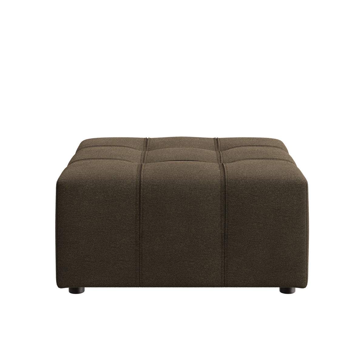 Brescia Stool - Bloq Fabric Chocolate