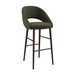 Bend Bar Chair In Challenger 162 Green