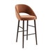 Bend Bar Chair - Paris Fabric Terracotta