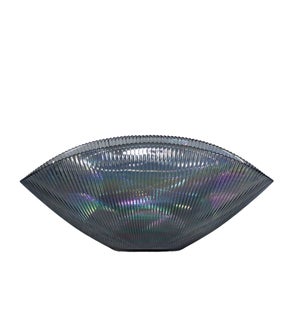 Bowl Oval Luce Glass With Luster