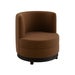 Ayden Swivel Chair - Latenzo Fabric Copper