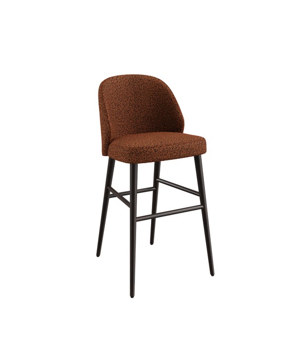 Verge Bar Chair - Low - Alpine Fabric Marron