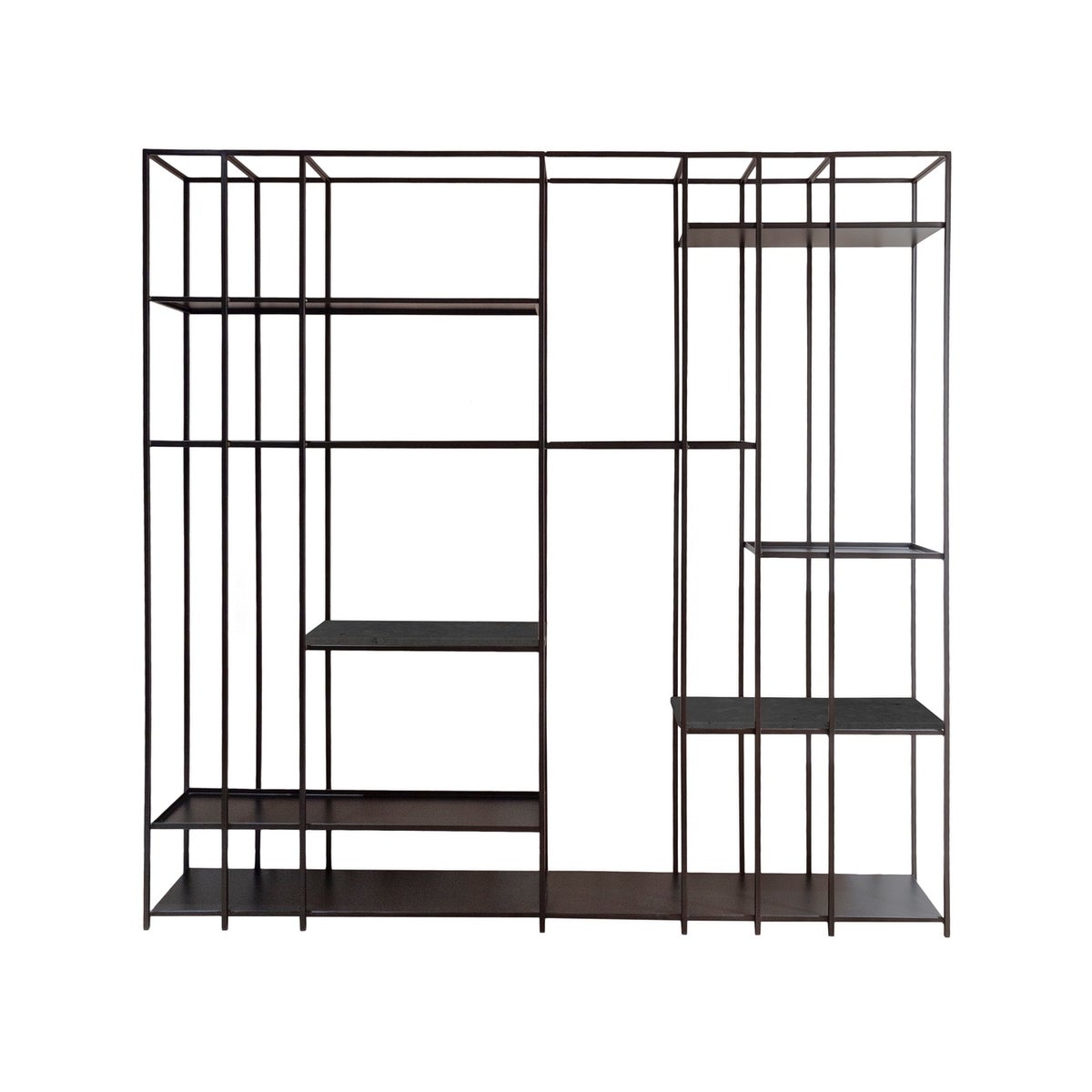 Geneva Rack Wood Brown