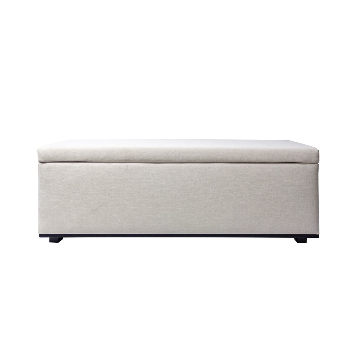 Porto Storage Bench In Prado Fabric