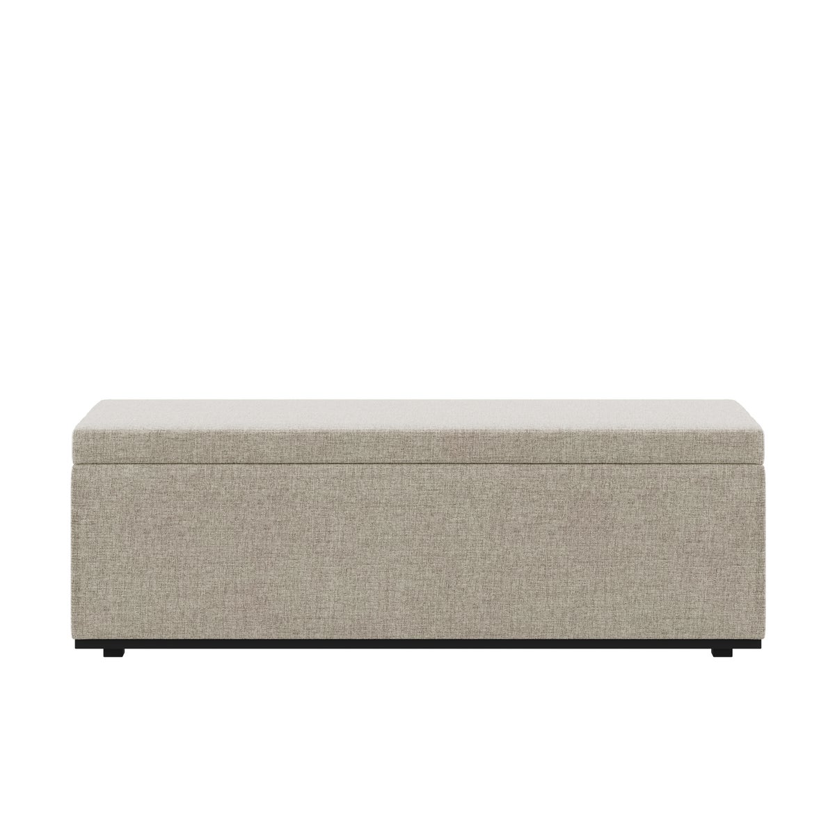 Porto Storage Bench - Ronaldo Fabric Sand