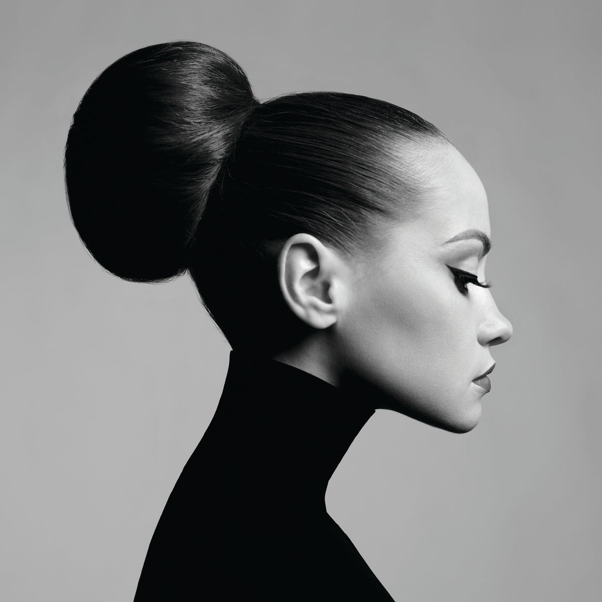 Woman With Dot Artwork