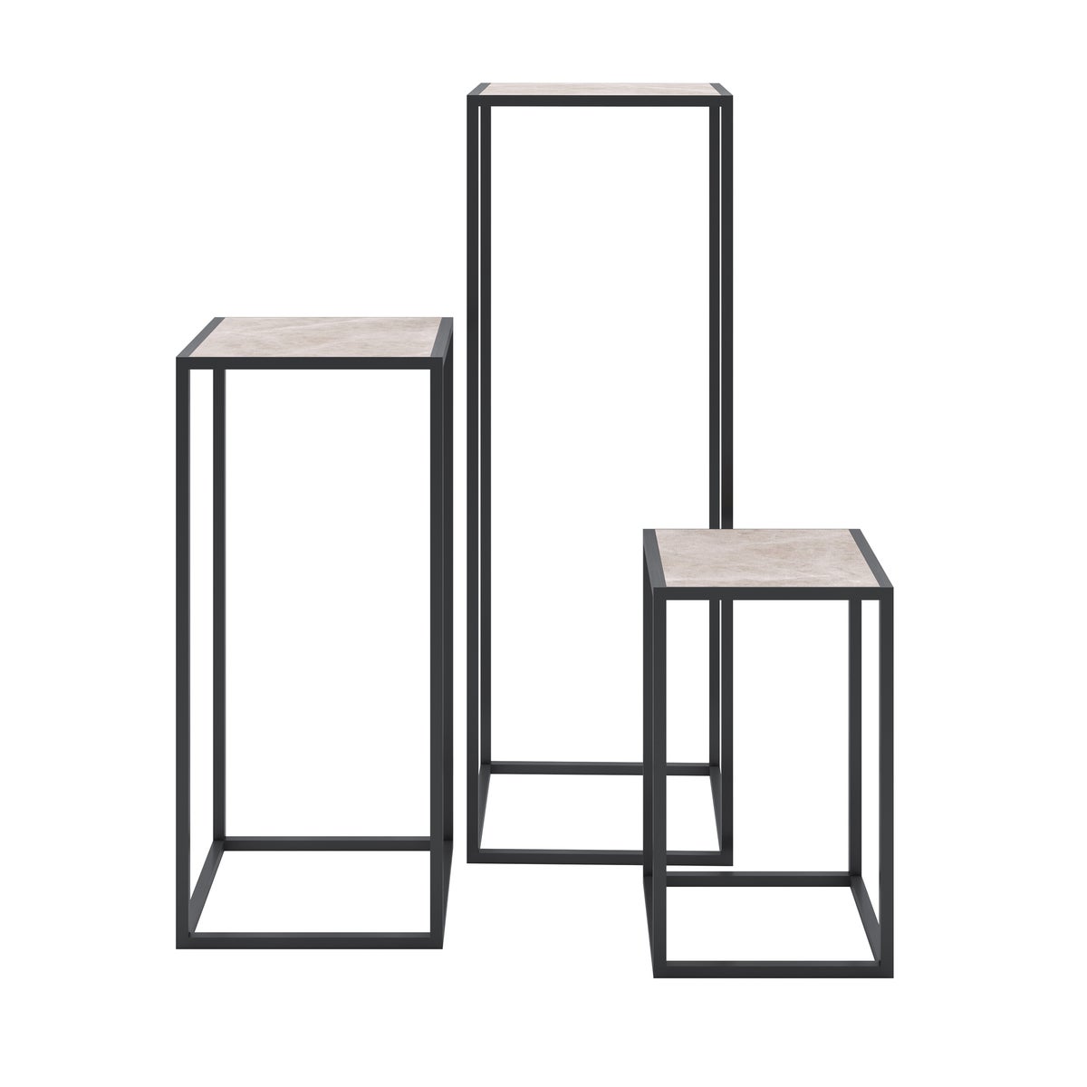Lecce Console Set - Diamond Cream Ceramic