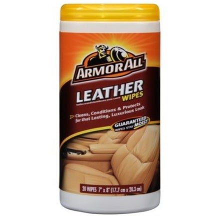 ARMOR ALL® LEATHER WIPES 20CT - 6/CS