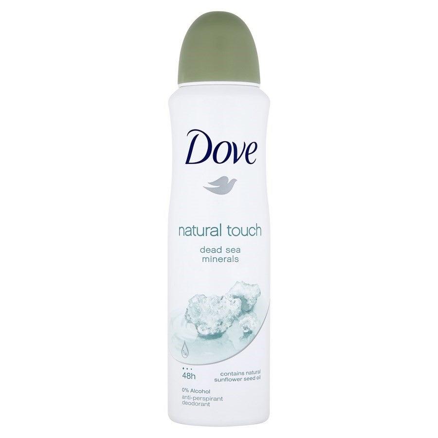 DOVE® DEODORANT SPRAY 150 ML - NATURAL TOUCH - 12/UNIT