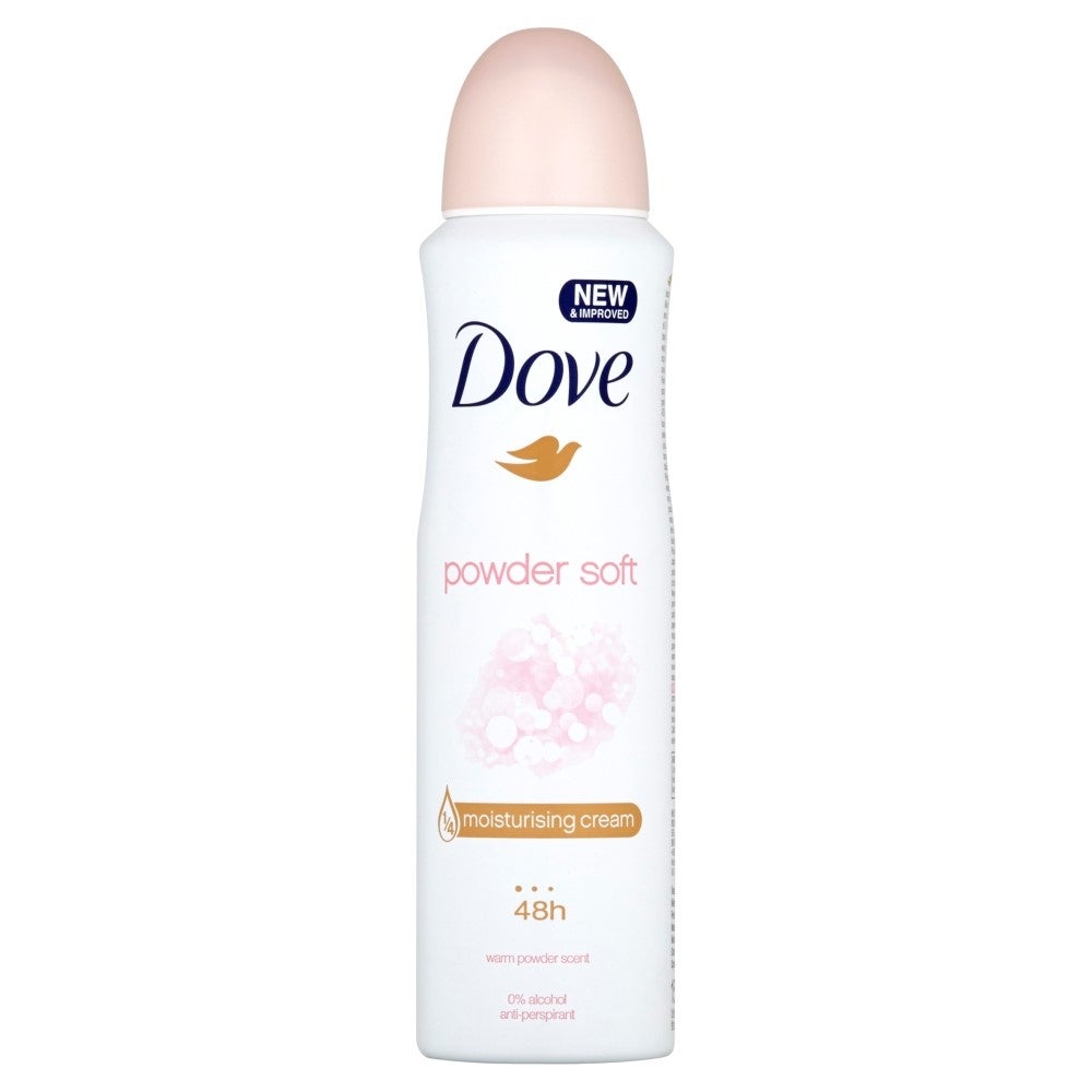 DOVE® DEODORANT SPRAY 150 ML - POWDER SOFT - 12/UNIT