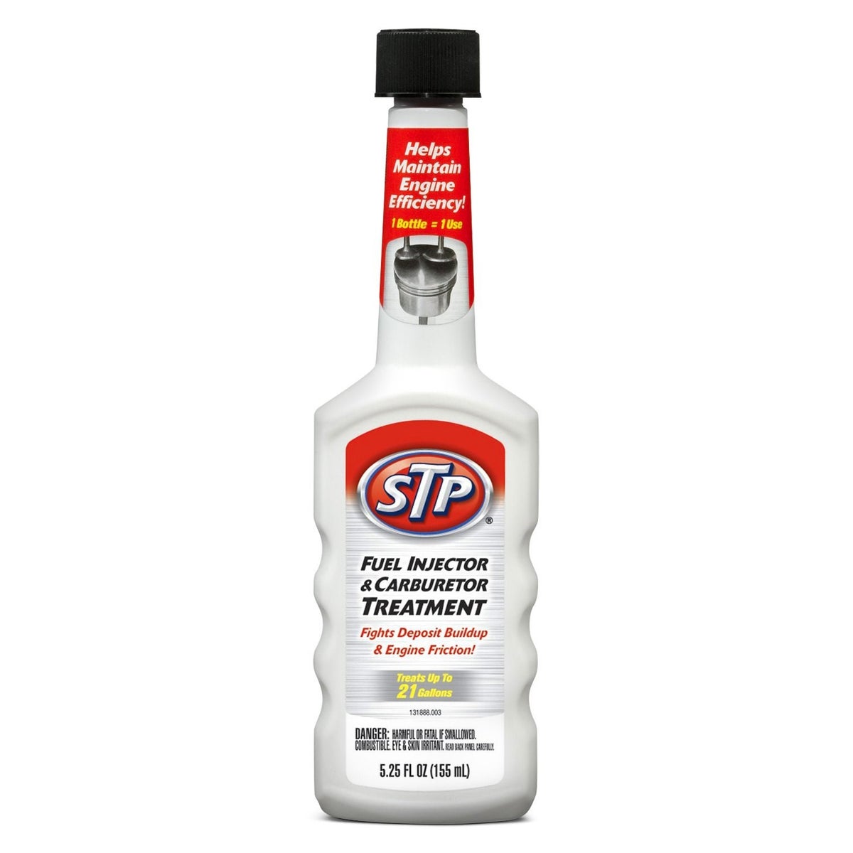 STP® FUEL INJECTOR/CARBURETER CLEANER 5.25OZ- 12/CS