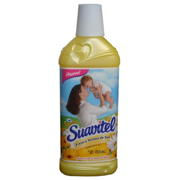 SUAVITEL® FABRIC SOFTENER 450 ML - AROMA (YELLOW) - 12/CS