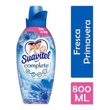 SUAVITEL® COMPLETE FABRIC SOFTENER 800 ML- FRESCA PRIMAVERAL- BLUE (FRESH SPRING)- 12/CS