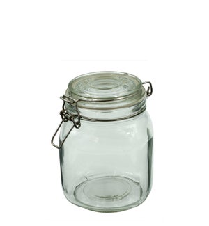 Cliptop Glass Canister 1000ml/34oz