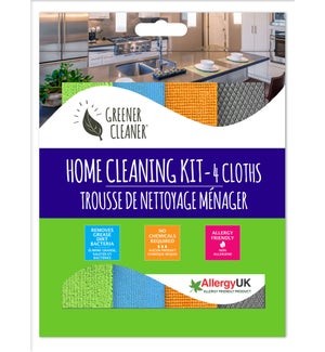 ECO HOME Cleaning Cloth Kit  4/ST 30x35cm/12x13.5"