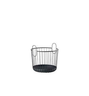 INU Metal Basket Large Black 40.6x41.1cm/16"x16.1"