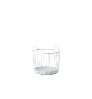 INU Metal Basket Large Soft Grey 40.6x41.1cm/16"x16.1"