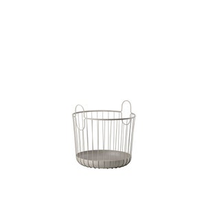 INU Metal Basket Large Taupe 40.6x41.1cm/16"x16.1"