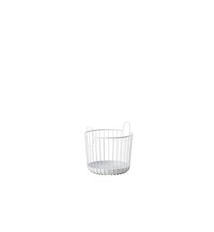 INU Metal Basket Small Soft Grey 30x30.5cm/11.8x12"