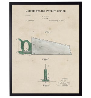 Watercolor green saw patent