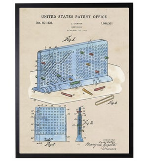 Watercolor Patent Battleship game
