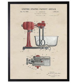 Watercolor Patent Kitchen Mixer