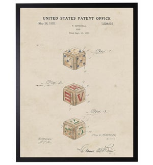 Watercolor Patent Baby blocks