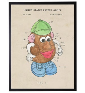 Watercolor Patent Mr. Potato Head