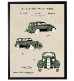 Watercolor  Automobile Patent