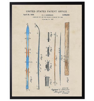 Watercolor Water Ski Patent
