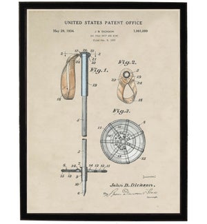 Watercolor Ski pole patent