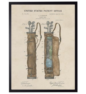 Watercolor Golf Bag Patent