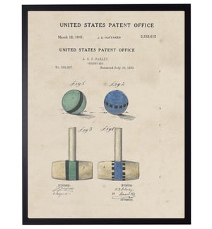 Watercolor Croquet Patent